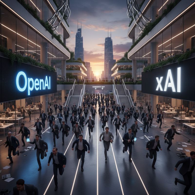 AI 회사 비상구로 탈출하는 개발자들