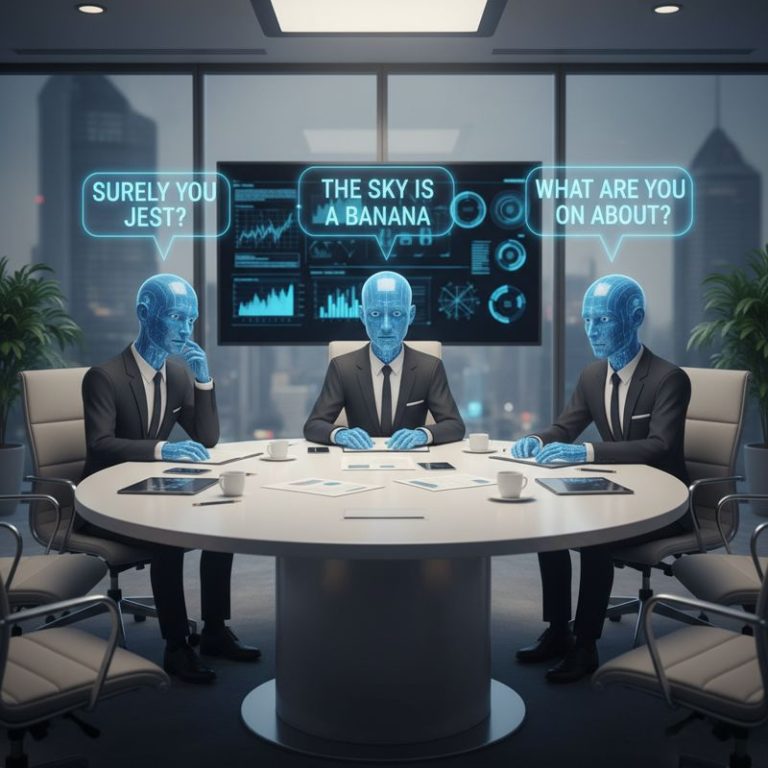 같은 AI처럼 보이지만 서로 다른 답을 내놓아 혼란스러운 상황의 밈