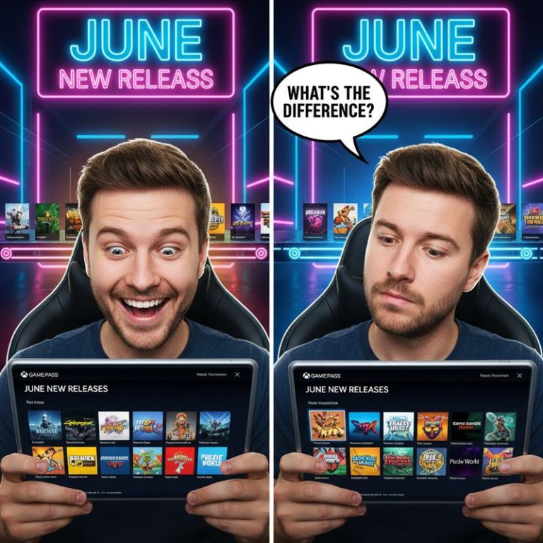 Game Pass 신작 목록을 바라보는 시큰둥한 게이머