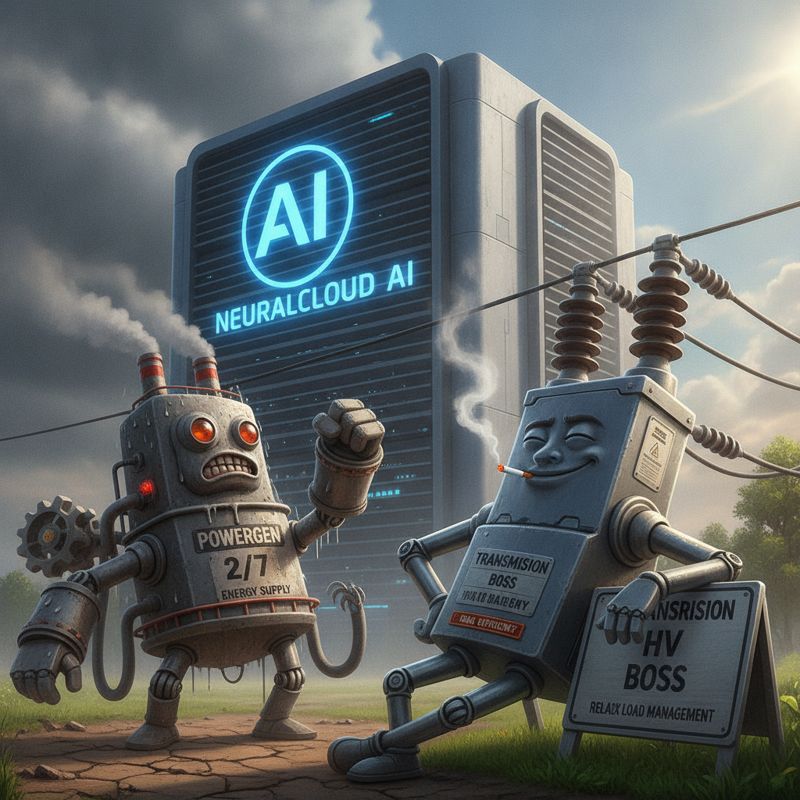 AI 데이터센터는 과부하로 힘들어하지만, 효성중공업 차단기 공장은 여유롭게 웃는 모습